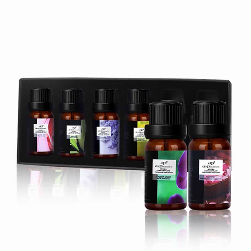 Nimara Ritual 6Pcs Lavender Orange Jasmine Lemongrass Soothing Aromatherapy Healing Essential Oils Set
