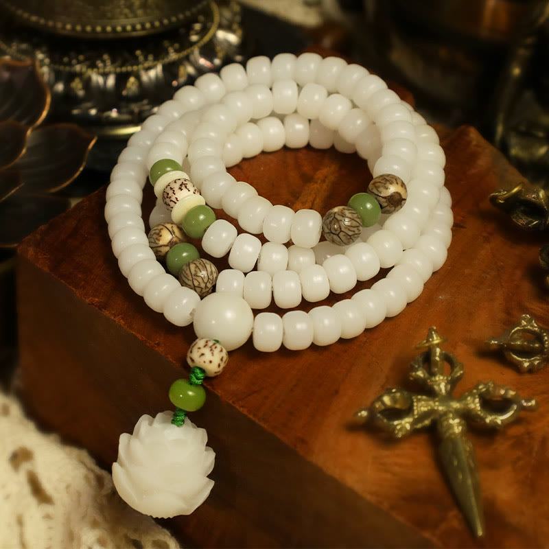 Reborn into Pure Land Peace Lotus Mala