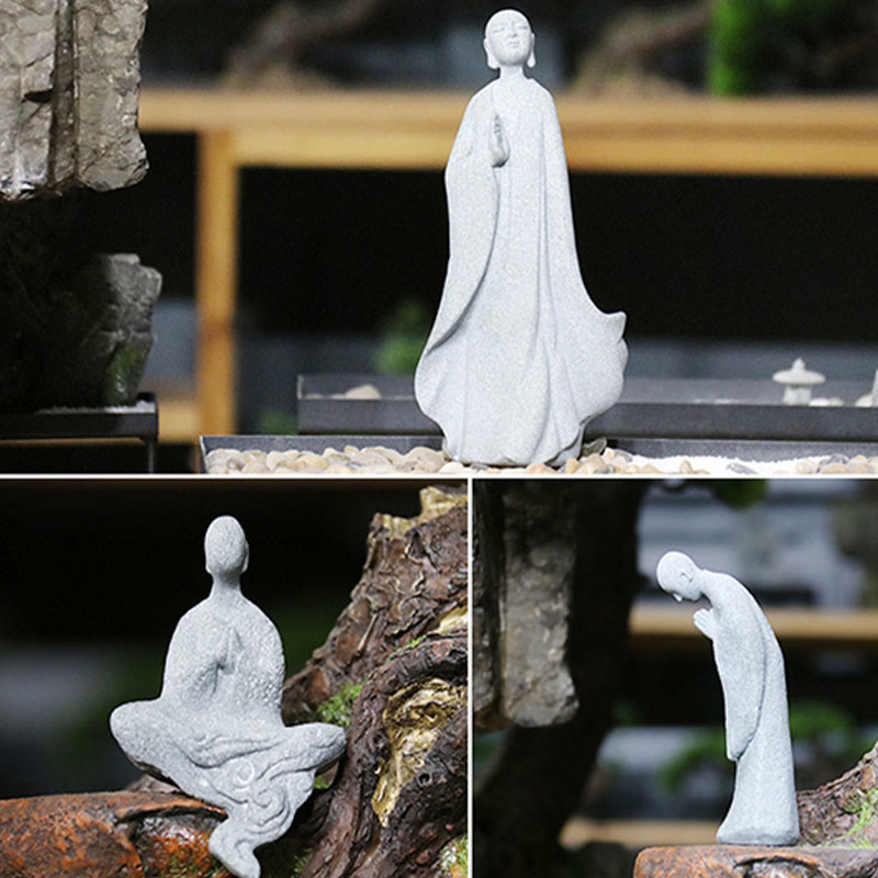 Nimara Ritual Meditation Buddha Monk Serenity Home Decoration