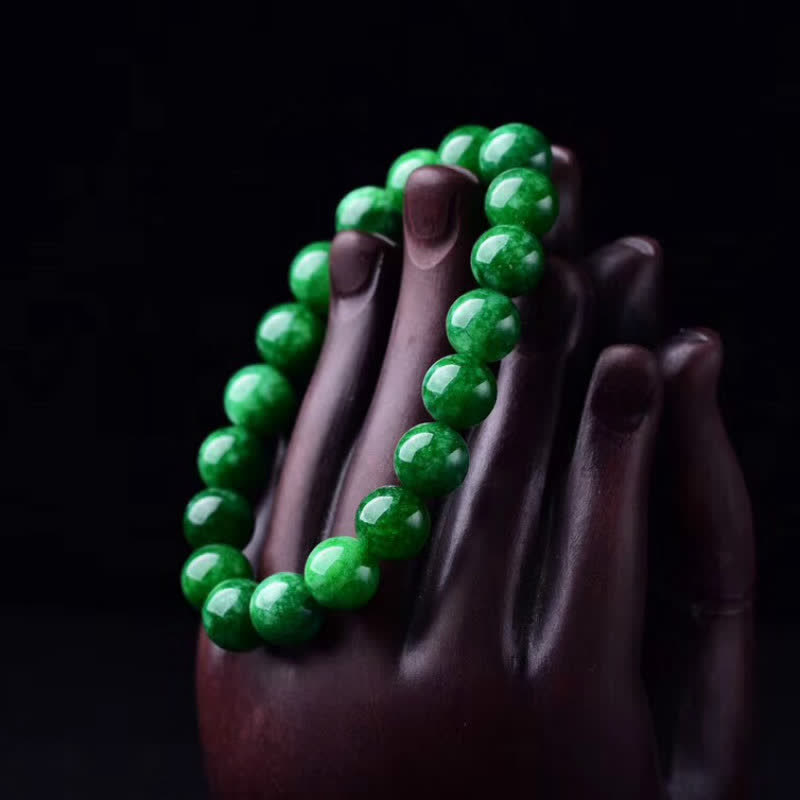 Nimara Ritual Cyan Jade Bead Calm Harmony Bracelet