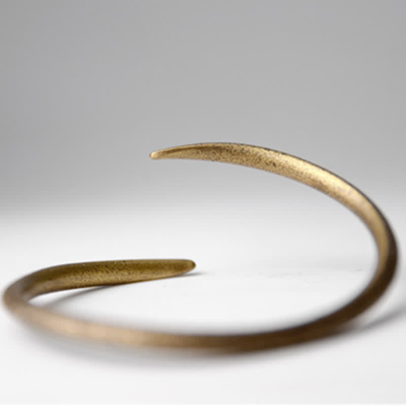 Nimara Ritual Simple Design Copper Luck Adjustable Cuff Bracelet
