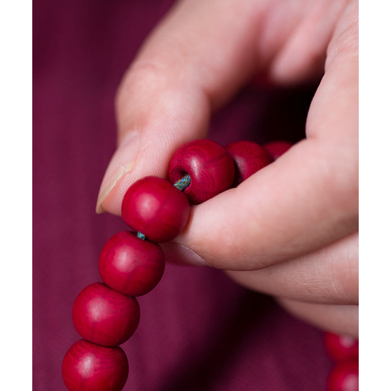 Nimara Ritual Abelia Biflora Wood Warding Off Evil Spirits Wrist Mala