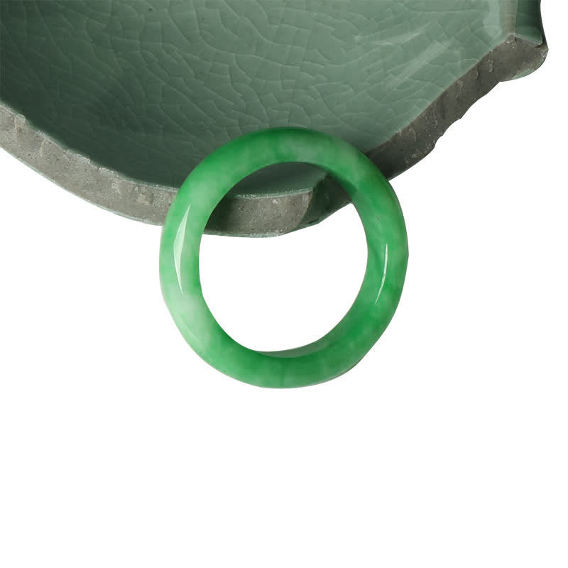 Nimara Ritual Jade Abundance Luck Ring
