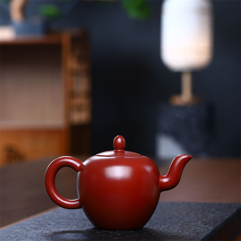 Nimara Ritual Yixing Semi-handmade Brown Purple Clay Kung Fu Teapot 200ml