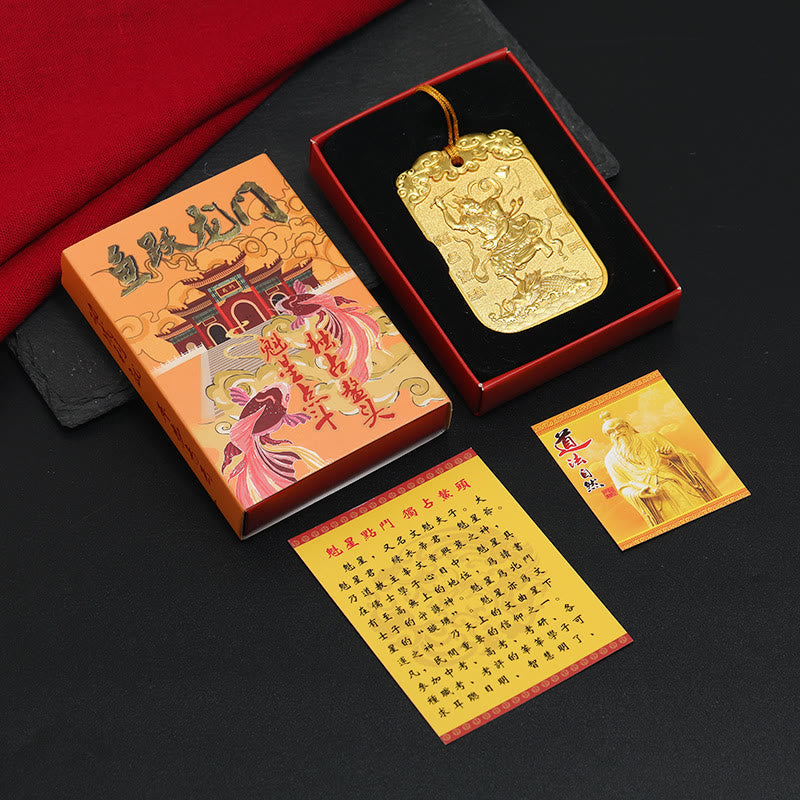 Nimara Ritual Feng Shui Auspicious Star Wenchang Pen Pagoda Koi Fish Car Hanging Decoration