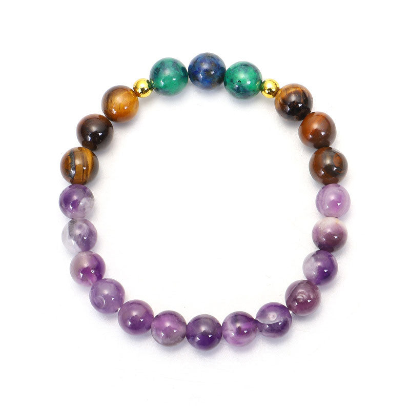 Nimara Ritual Tibetan Amethyst Purify Bracelet Mala Set