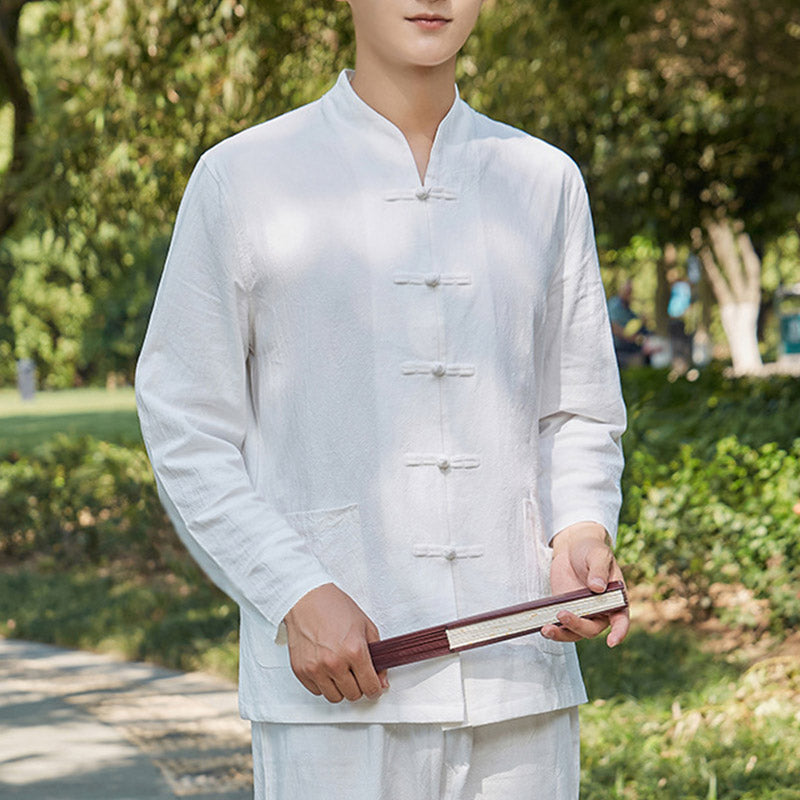 Nimara Ritual Spiritual Zen Practice Yoga Meditation Prayer Clothing Men's Set