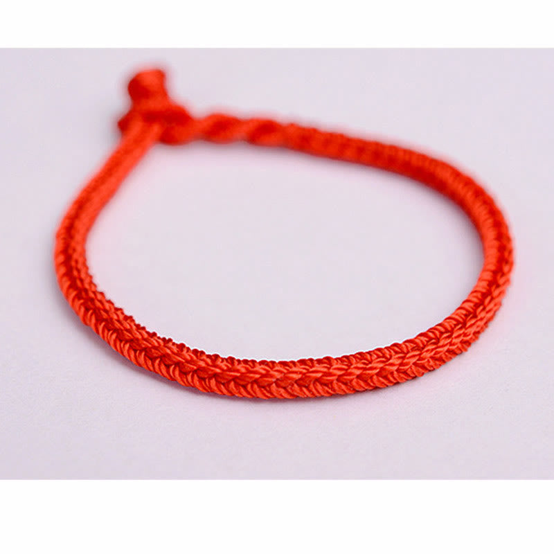 Nimara Ritual Tibetan Handmade Eight Thread Peace Knot Protection Braided String Bracelet