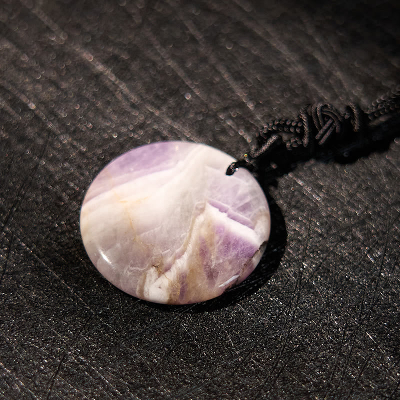 Nimara Ritual Various Crystal Amethyst Tiger Eye Green Aventurine Yin Yang Spiritual Necklace Pendant