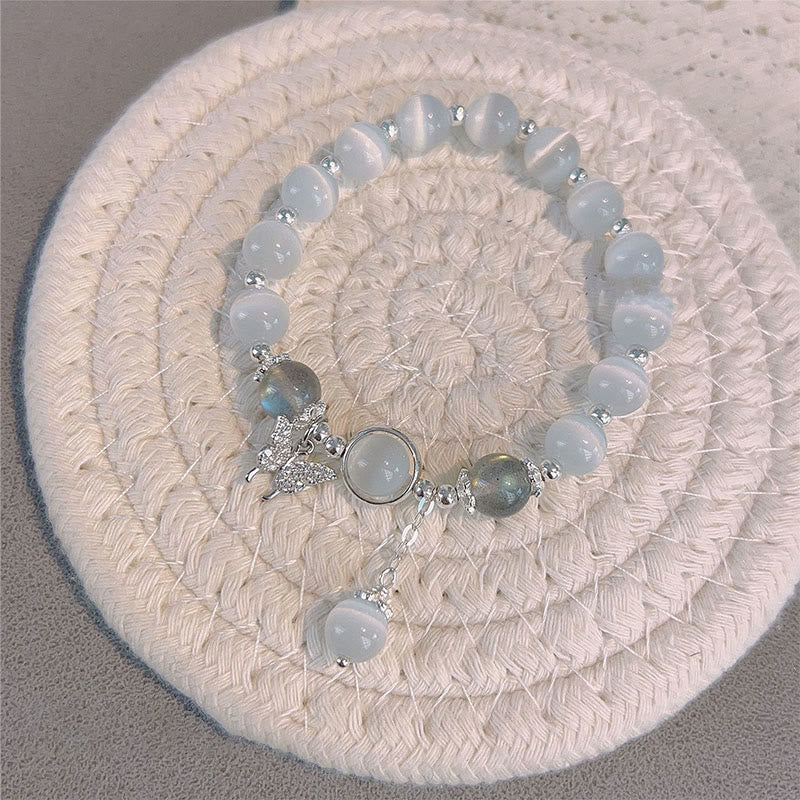 Bring Positive Energy Butterfly Cat's Eye Chrysoberyl Bracelet