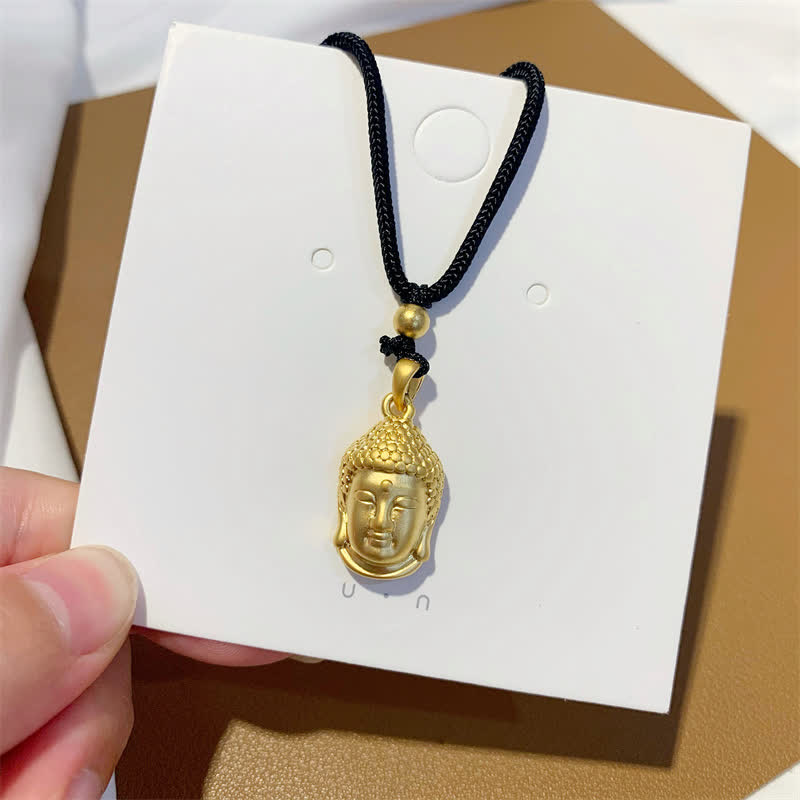 Nimara Ritual Gold Buddha Copper Wealth Necklace Pendant