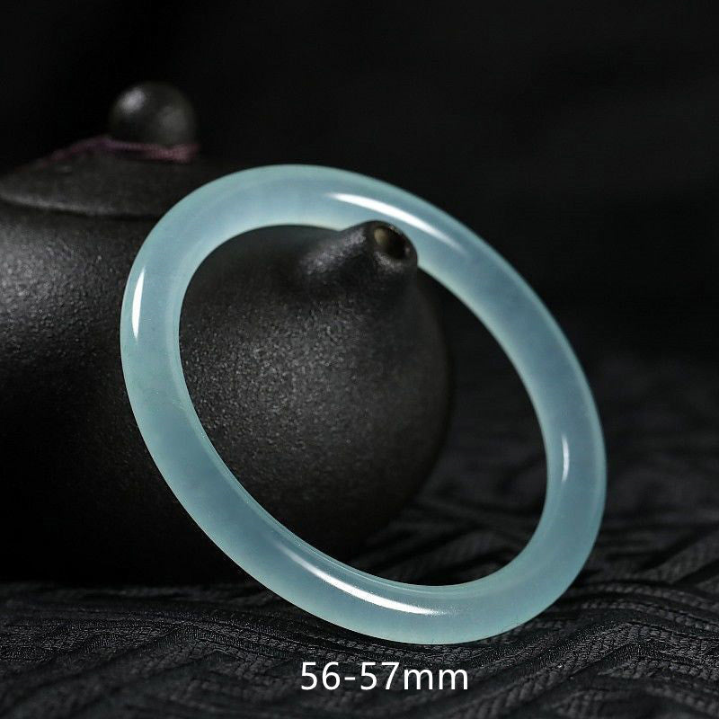 Nimara Ritual Natural Jade Healing Blessing Bangle Bracelet