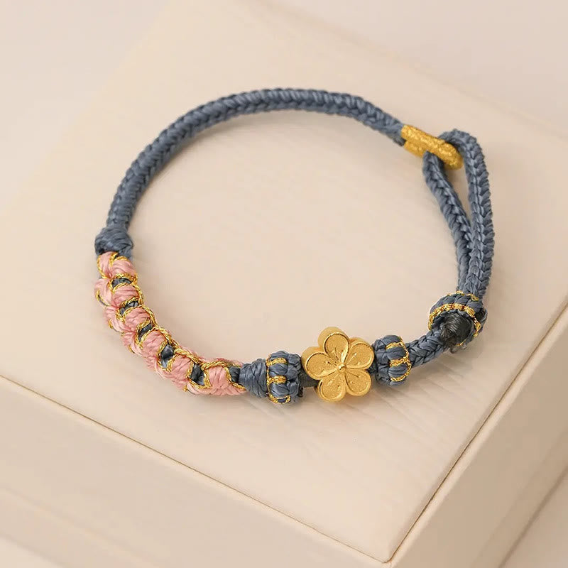 Nimara Ritual Peach Blossom Design Wealth String Bracelet