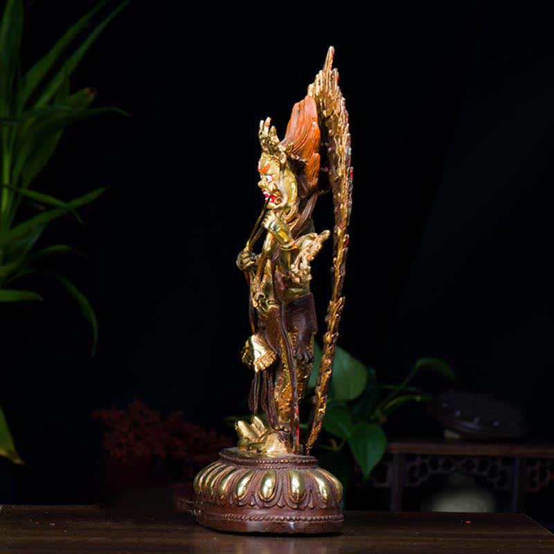 Nimara Ritual Kurukulla Buddha Figurine Serenity Copper Statue Home Decoration