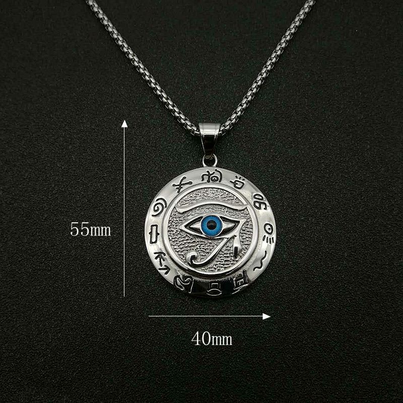 Nimara Ritual Eye of Horus Protection Necklace Pendant