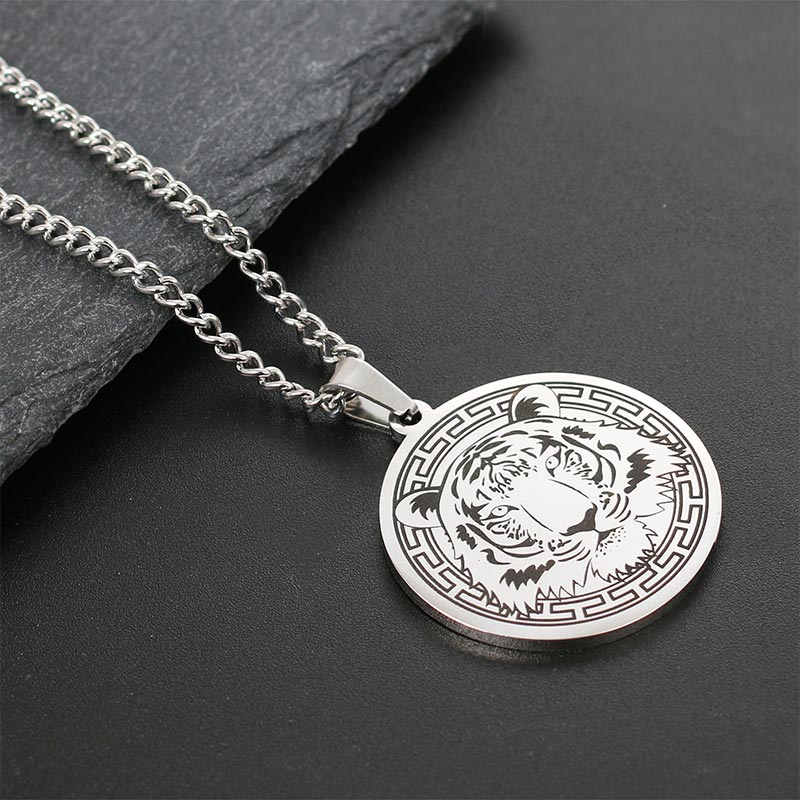 Nimara Ritual Animal Titanium Steel Chain Necklace Protection Pendant