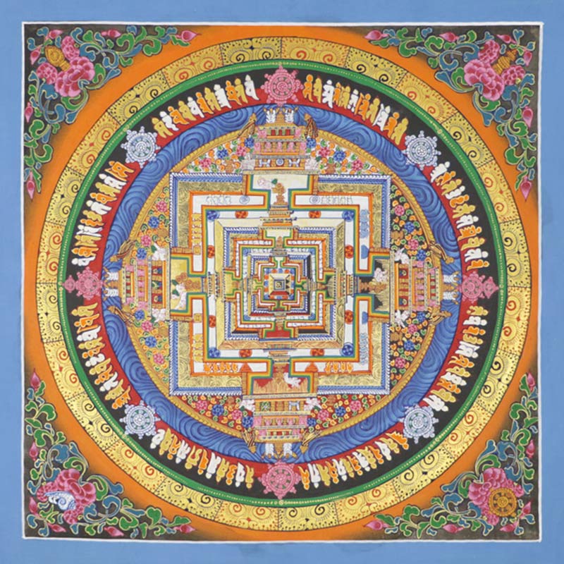 Nimara Ritual Tibetan Thangka Painting Blessing Handmade Decoration