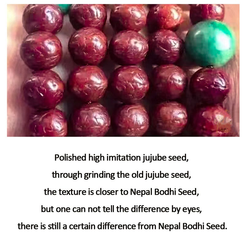 Nimara Ritual 108 Mala Beads Nepal Bodhi Seed Luck Wealth Tassel Bracelet