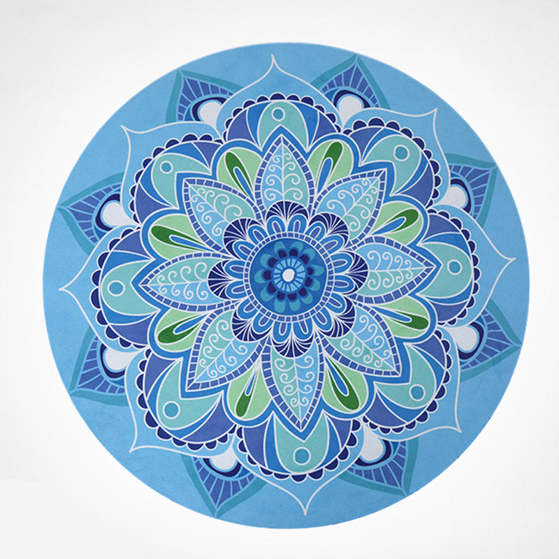 Nimara Ritual Lotus Mandala Pattern Foldable Yoga Meditation Seat Mat Home Decoration
