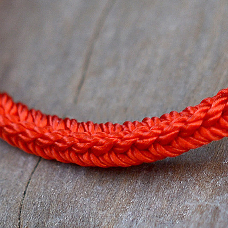 Nimara Ritual Tibetan Handmade Eight Thread Peace Knot Protection Braided String Bracelet