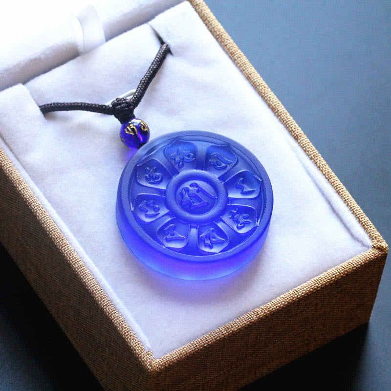 Nimara Ritual Liuli Manjusri Lotus Enlightenment Necklace